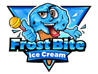 Frostbite Ice Cream logo design by Suvendu