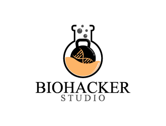 Biohacker Studio logo design by fastsev