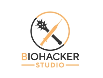 Biohacker Studio logo design by Roma