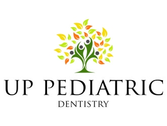 Up Pediatric Dentistry logo design by jetzu