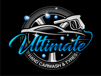 Ultimate Hand Carwash & Tyres logo design by haze