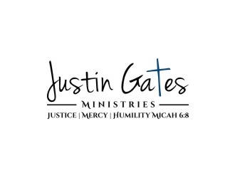 Justin Gates Ministries    Justice | Mercy | Humility   Micah 6:8 logo design by sodimejo