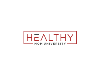 Healthy Mom University logo design by bricton