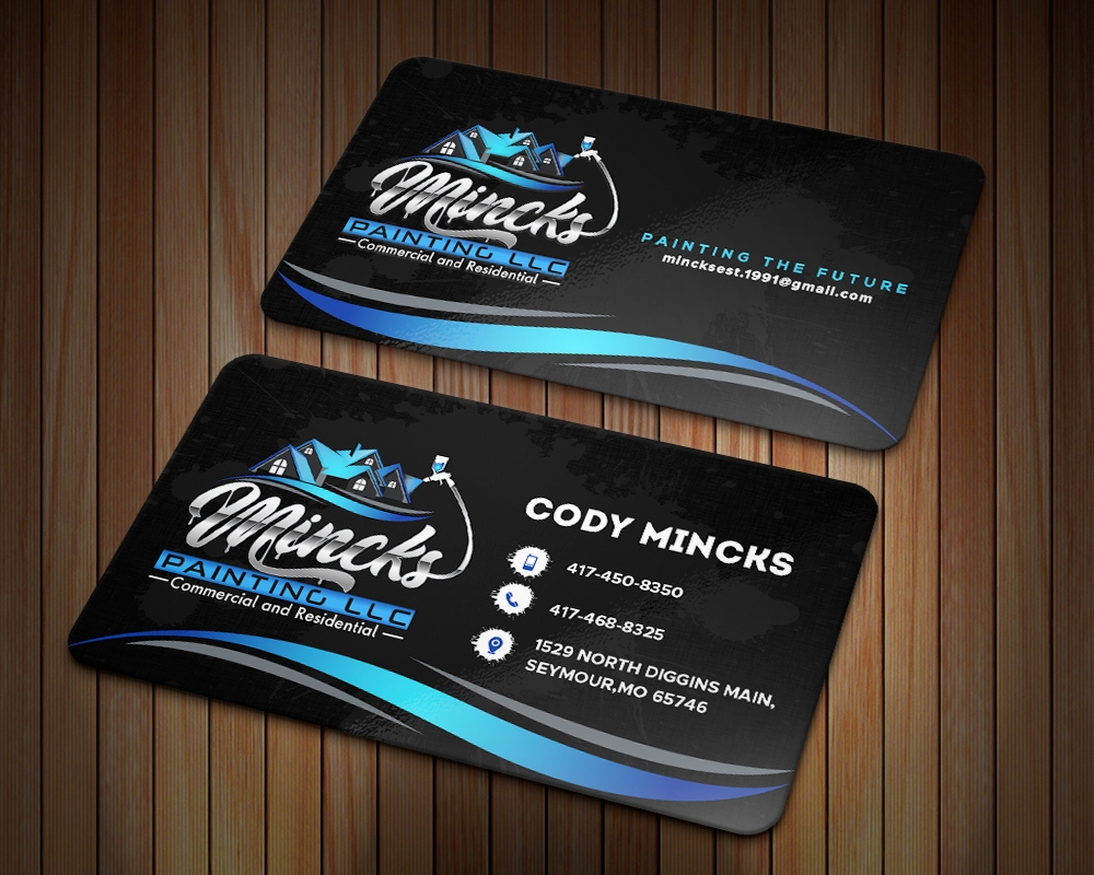 Mincks Painting  logo design by MastersDesigns