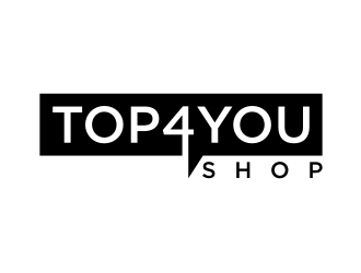 TOP4YOU.shop logo design by puthreeone