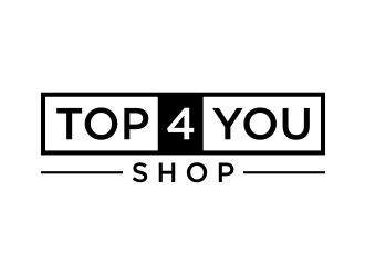 TOP4YOU.shop logo design by puthreeone