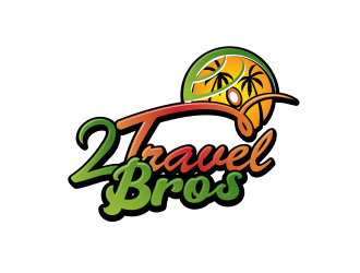2 Travel Bros logo design by serprimero