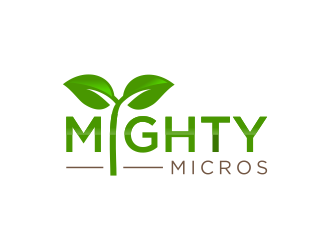 Mighty Micros logo design by haidar