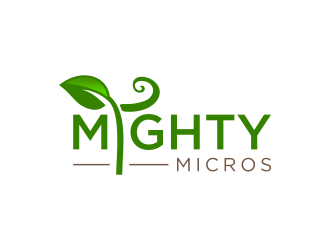 Mighty Micros logo design by haidar