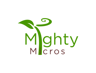 Mighty Micros logo design by haidar