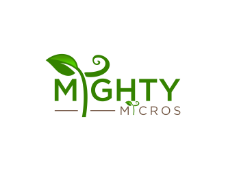 Mighty Micros logo design by haidar