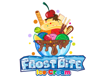 Frostbite Ice Cream logo design by akupamungkas