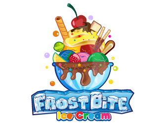 Frostbite Ice Cream logo design by akupamungkas