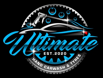 Ultimate Hand Carwash & Tyres logo design by DreamLogoDesign