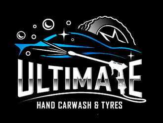 Ultimate Hand Carwash & Tyres logo design by Coolwanz