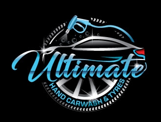 Ultimate Hand Carwash & Tyres logo design by LucidSketch
