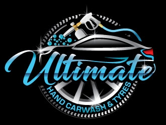 Ultimate Hand Carwash & Tyres logo design by LucidSketch