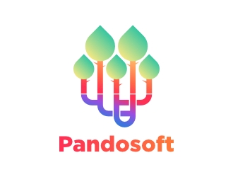 Pandosoft logo design by shikuru