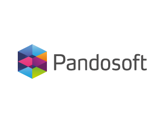 Pandosoft logo design by cube_man