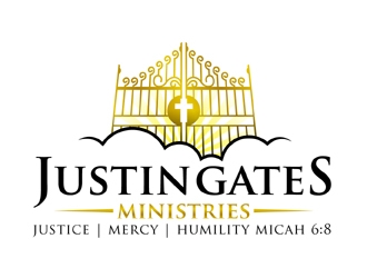 Justin Gates Ministries    Justice | Mercy | Humility   Micah 6:8 logo design by MAXR