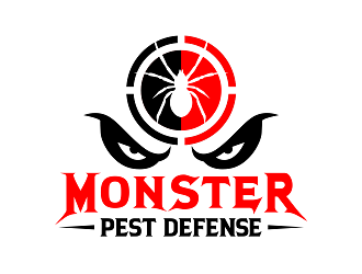 Monster Pest Defense logo design by haze