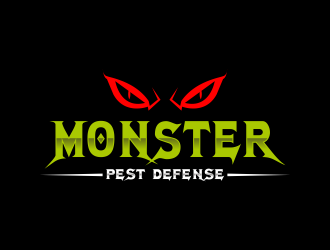Monster Pest Defense logo design by qqdesigns