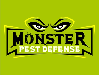 Monster Pest Defense logo design by MAXR