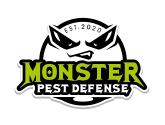 Monster Pest Defense logo design by dasigns