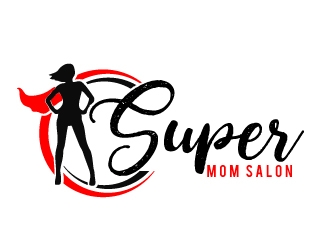 Super Mom Salon logo design by AamirKhan