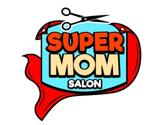 Super Mom Salon logo design by Suvendu