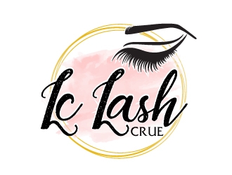 LC Lash Crue  logo design by AamirKhan
