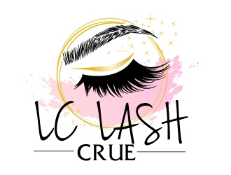 LC Lash Crue  logo design by AamirKhan