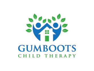Gumboots Child Therapy logo design by mhala