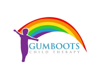 Gumboots Child Therapy logo design by desynergy