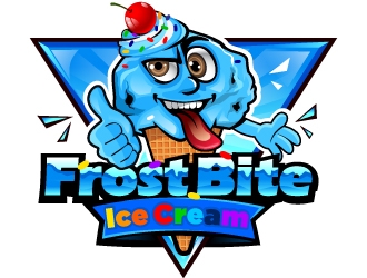 Frostbite Ice Cream logo design by Suvendu