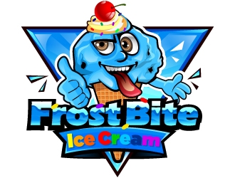 Frostbite Ice Cream logo design by Suvendu