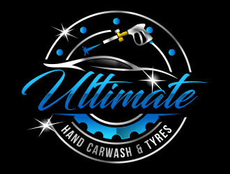 Ultimate Hand Carwash & Tyres logo design by ingepro