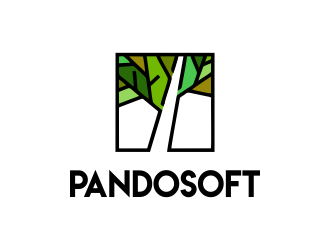 Pandosoft logo design by JessicaLopes
