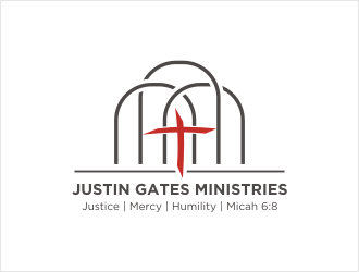 Justin Gates Ministries    Justice | Mercy | Humility   Micah 6:8 logo design by bunda_shaquilla