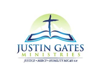 Justin Gates Ministries    Justice | Mercy | Humility   Micah 6:8 logo design by usef44