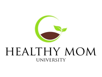 Healthy Mom University logo design by jetzu