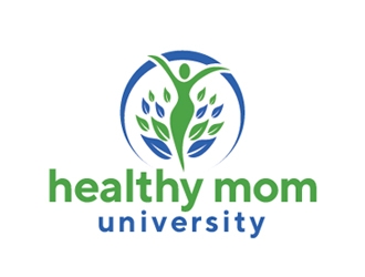 Healthy Mom University logo design by Roma