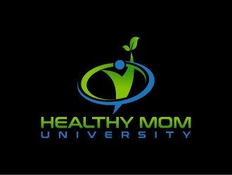 Healthy Mom University logo design by aryamaity