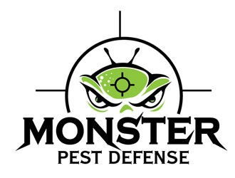 Monster Pest Defense logo design by frontrunner