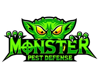 Monster Pest Defense logo design by CreativeMania
