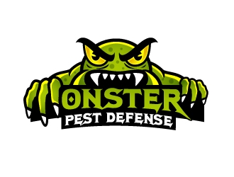 Monster Pest Defense logo design by dasigns