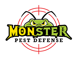 Monster Pest Defense logo design by gogo