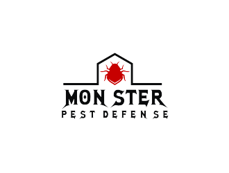 Monster Pest Defense logo design by mbamboex
