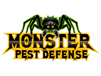 Monster Pest Defense logo design by mewlana