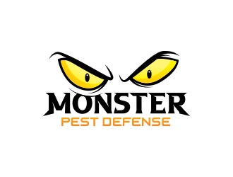 Monster Pest Defense logo design by yippiyproject